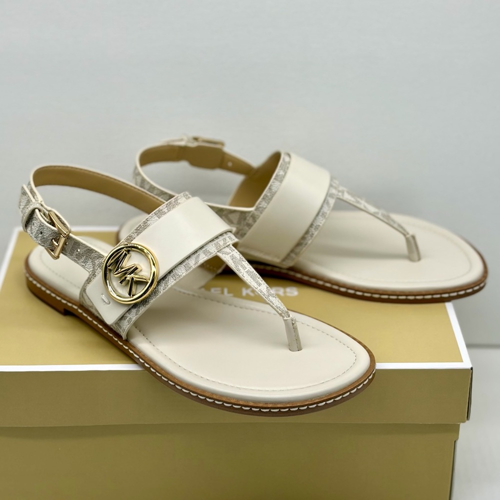 Michael Kors Cream Sandals - Picture 10 of 10